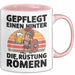 Bierliebhaber Biertrinker Faultier Tasse Geschenk Lustige Geschenkidee Spruch Gepflegt Einen Hinter Die Rüstung Römern Rosa Trendation