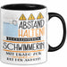 Schwimmerin Tasse Geschenk Lustig Abstand Halten Hochleistungs-Schwimmerin Mit Drang Zur Perfektion Bei Der Arbeit Trendation