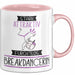 Breakdancerin Tasse Geschenk Becher Stark Attraktiv Furchtlos Breakdancerin Lustige Geschenkidee Rosa Trendation