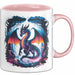 Fantasy Liebhaber Tasse Geschenkidee für Mythologie Fans Rosa Trendation