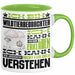 Wildtierbeobachter Geschenk Kaffee-Tasse Geschenkidee für Wildtierbeobachter Ich Bin Wildtierbeobachter Ich Kann Es Dir Erklären Jedoch Nicht Für Dich Verstehen Spruch Lustig Grün Trendation
