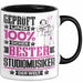 Studiomusiker Geschenk Lustiger Spruch für Studiomusiker Geschenkidee Bester Studiomusiker Der Welt Schwarz Trendation