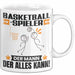 Basketballspieler Tasse Geschenk für Basketballspieler Der Mann Der Alles Kann Geschenkidee zum Geburtstag Weiß Trendation