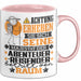 Abenteurreisender Geschenk Tasse Lustiger Spruch Erheben Sie Sich Der Abenteurreisender Betritt den Raum Rosa Trendation