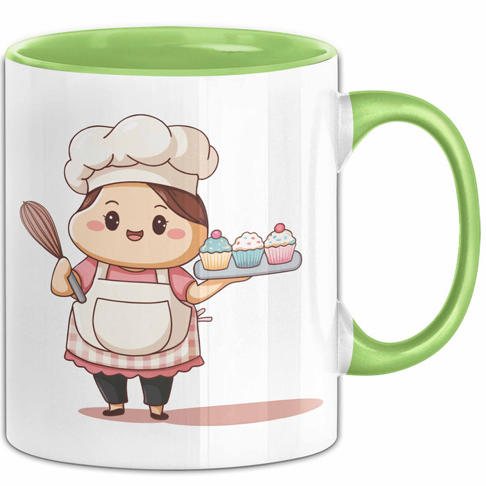 Bäcker Tasse Geschenk Lustige Geschenkidee Spruch Für Gebäck Liebhaber Grün Trendation