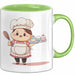 Bäcker Tasse Geschenk Lustige Geschenkidee Spruch Für Gebäck Liebhaber Grün Trendation