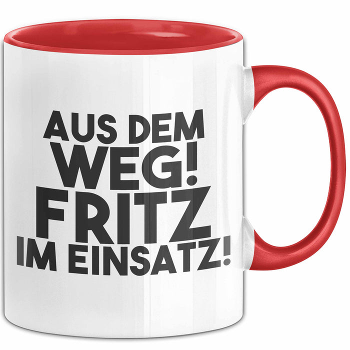 Fritz Tasse Aus Dem Weg! Fritz Im Einsatz! Geschenk