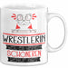 Wrestlerin Weil Es Keinen Schöneren Beruf Gibt Tasse Geschenk für Eine Wrestlerin Lustig Weiß Trendation