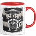 Waschbär Tierliebhaber UFO Alien Tasse Geschenk Lustige Geschenkidee Spruch Rot Trendation