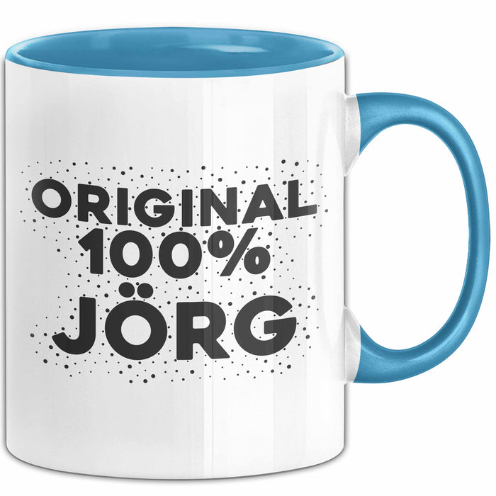 Joerg Tasse Original 100% Joerg Geschenk Blau Trendation
