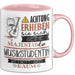 Musikstudentin Tasse Geschenk Lustiger Spruch Bitte Erheben Sie Sich Seine Majestät Die Musikstudentin Betritt Den Raum Rosa Trendation
