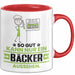 Bäcker Geschenk Tasse So Gut Kann Nur Ein Bäcker Aussehen Geschenkidee Kaffee-Becher Rot Trendation