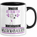 Musikmanagerin Tasse Geschenk Becher Stark Attraktiv Furchtlos Musikmanagerin Lustige Geschenkidee Trendation