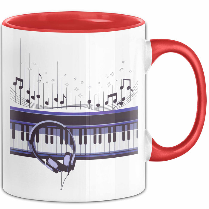 Musiker Tasse Geschenk Lustige Geschenkidee Spruch Für Musik Schaffende Rot Trendation