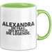 Alexandra Tasse Alexandra – Die Frau. Der Mythos. Die Legende. Geschenk Grün Trendation