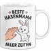 Kaninchen Hase Tierliebhaber Tasse Geschenk Lustige Geschenkidee Spruch Beste Hasenmama Aller Zeiten Weiß Trendation