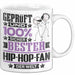 Hip-Hop-Fan Geschenk Lustiger Spruch für Hip-Hop-Fan Geschenkidee Bester Hip-Hop-Fan Der Welt Weiß Trendation
