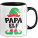 Papa Elf Tasse Geschenk Weihnachten Papa Geschenkidee Papaelfe Trendation