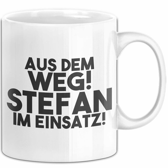 Stefan Tasse Aus Dem Weg! Stefan Im Einsatz! Geschenk