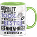 Rennfahrer Geschenk Lustiger Spruch für Rennfahrer Geschenkidee Bester Rennfahrer Der Welt Grün Trendation
