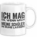 Deutschlehrer Unterricht Tasse Geschenk Lustige Geschenkidee Spruch Ich Mag Es Wenn Mich Meine Schüler In Ruhe Lassen Weiß Trendation