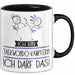 Geschenk für Taekwondo-Kämpferin Tasse Lustige Geschenkidee Geburtstag Ich Bin Taekwondo-Kämpferin Ich Darf Das Trendation