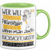 Rucksacktouristin Tasse Geschenk Spruch Wer Will Schon Prinzessin Sein Wenn Man Auch Rucksacktouristin Sein Kann Grün Trendation