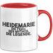 Heidemarie Tasse Heidemarie – Die Frau. Der Mythos. Die Legende. Geschenk Rot Trendation