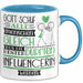 Influencerin Geschenk Becher Tasse Gott Schuf Alle Menschen Gleich Nur Die Besten Durfeten Influencerin Werden Geschenkidee Lustig Blau Trendation
