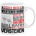 Wildtierfotograf Geschenk Kaffee-Tasse Geschenkidee für Wildtierfotograf Ich Bin Wildtierfotograf Ich Kann Es Dir Erklären Jedoch Nicht Für Dich Verstehen Spruch Lustig Weiß Trendation