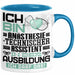 Anästhesietechnischer Assistent Ausbildung Tasse Geschenk Ich Bin Anästhesietechnischer Assistent In Der Ausbildung Ich Darf Das Geschenkidee Spruch Blau Trendation