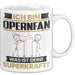 Opernfan Tasse Geschenk für Opernfan Geburtstag Lustiger Spruch Kaffee-Becher Was Ist Deine Superkraft Weiß Trendation