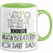 Geschenk für Musikberaterin Tasse Lustige Geschenkidee Geburtstag Ich Bin Musikberaterin Ich Darf Das Grün Trendation