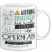 Opernfan Tasse Geschenk Lustiger Spruch Bitte Erheben Sie Sich Seine Majestät Die Opernfan Betritt Den Raum Weiß Trendation