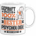 Psychologe Geschenk Lustiger Spruch für Psychologe Geschenkidee Bester Psychologe Der Welt Weiß Trendation