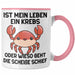 Dank Meme Tasse Spruch Internet Meme Geschenkidee Depressionen Ist Mein Leben Ein Krebs Oder Wieso Geht Die SCH Schief? Rosa Trendation