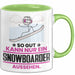 Snowboarder Geschenk Tasse So Gut Kann Nur Ein Snowboarder Aussehen Geschenkidee Kaffee-Becher Grün Trendation