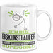 Eiskunstläufer Geschenk Tasse Ich Bin Eiskunstläufer Aber Sag Doch Einfach Superheld Lustige Geschenkdiee für Eiskunstläufer Kaffee-Becher Weiß Trendation