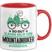Mountainbiker Geschenk Tasse So Gut Kann Nur Ein Mountainbiker Aussehen Geschenkidee Kaffee-Becher Rot Trendation