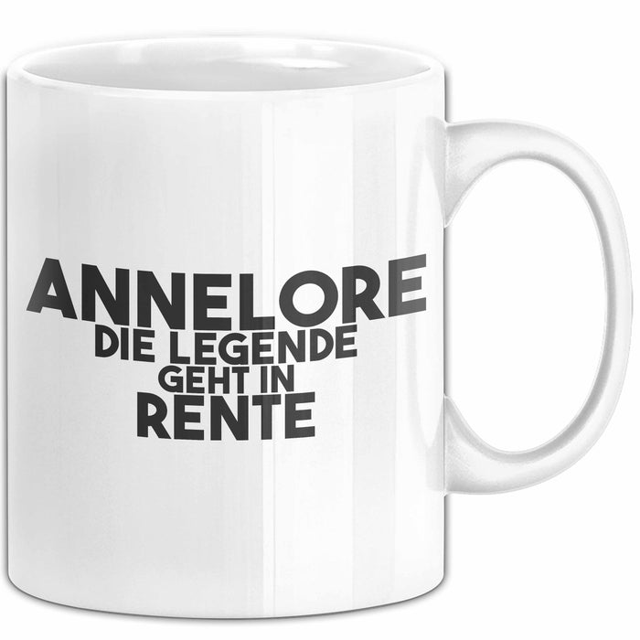 Annelore Tasse Annelore – Die Legende Geht In Rente Geschenk