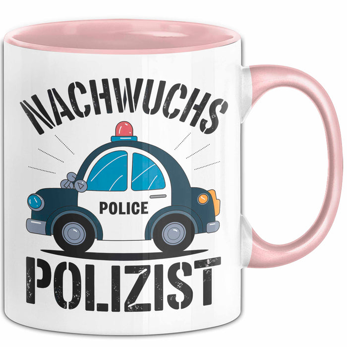 Polizist Tasse Geschenk Lustige Geschenkidee Spruch Nachwuchs Polizist Rosa Trendation