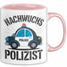 Polizist Tasse Geschenk Lustige Geschenkidee Spruch Nachwuchs Polizist Rosa Trendation