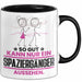 Spaziergänger Geschenk Tasse So Gut Kann Nur Ein Spaziergänger Aussehen Geschenkidee Kaffee-Becher Schwarz Trendation