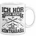Kontrabass Tasse Geschenk Musiker Cellospieler Violoncello Musiklehrer Weiß Trendation