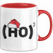 Chemielehrer Unterricht Tasse Geschenk Lustige Geschenkidee Spruch Ho Ho Ho Christmas Santa Rot Trendation