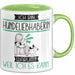 Hundeliebhaberin Tasse Geschenk Ich Bin Hundeliebhaberin Warum Weil Ich Es Kann Geschenkidee Geburtstag Grün Trendation
