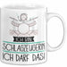 Geschenk für Schlagzeugerin Tasse Lustige Geschenkidee Geburtstag Ich Bin Schlagzeugerin Ich Darf Das Weiß Trendation