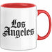 Los Angeles LA Kalifornien USA Tasse Geschenk Lustige Geschenkidee Spruch Rot Trendation