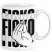 Italiener Geschenk Tasse Ficko Italienische Handbewegeung Kaffee-Becher Weiß Trendation