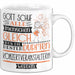 Konzertveranstalterin Geschenk Becher Tasse Gott Schuf Alle Menschen Gleich Nur Die Besten Durfeten Konzertveranstalterin Werden Geschenkidee Lustig Weiß Trendation